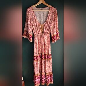 Arnhem Pink Audrey Dress In Pink Plum